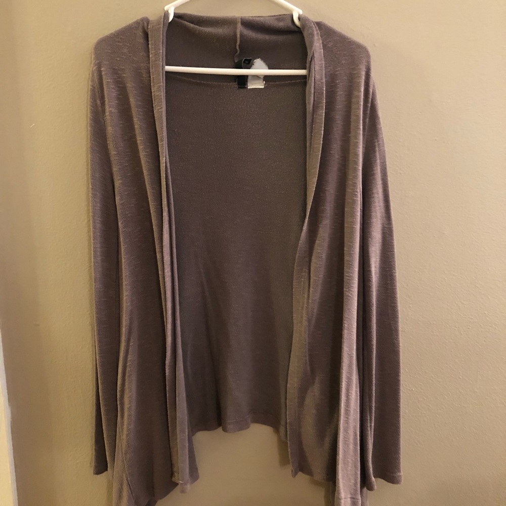 Molli & Mia long brown cardigan, super soft!